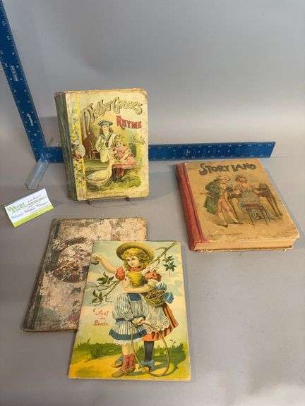 Four old children’s books image