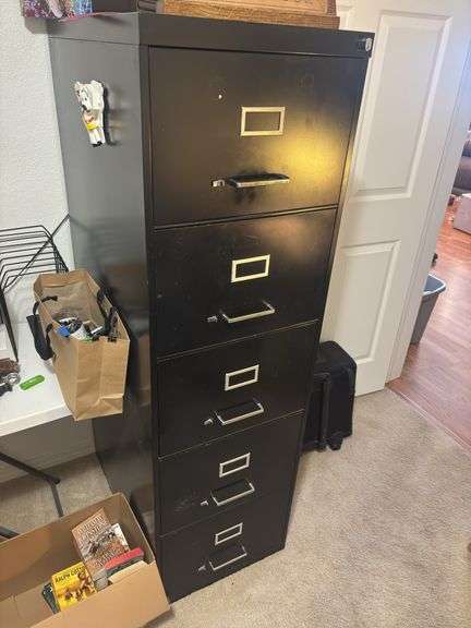 5 drawer file cabinet