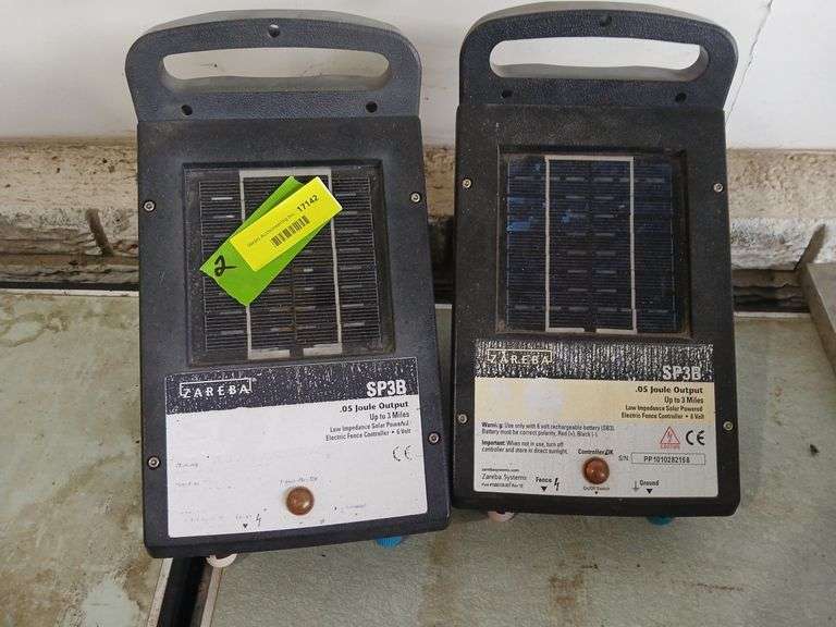 2 Zareba solar electric fencers image