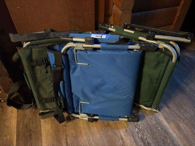 Three portable stadium seats image