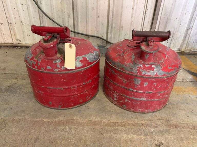 (2) 2 gallon safety gas cans