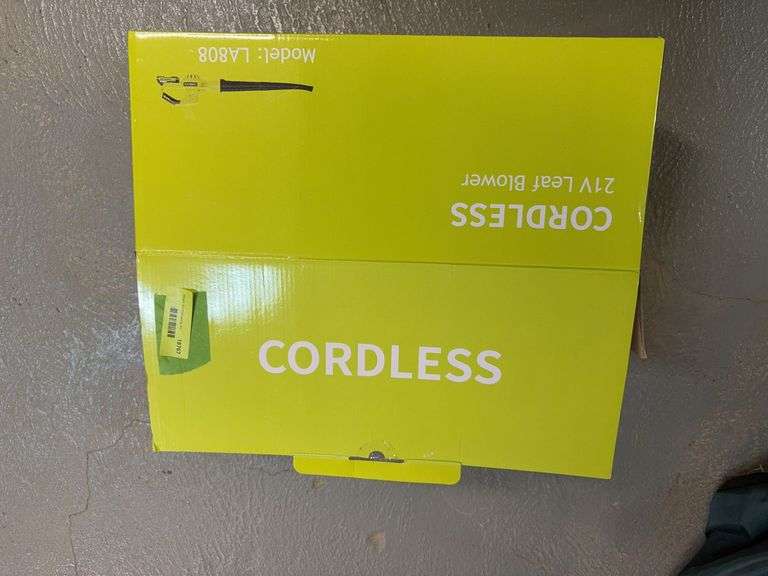 Cordless 21V leaf blower NIB image
