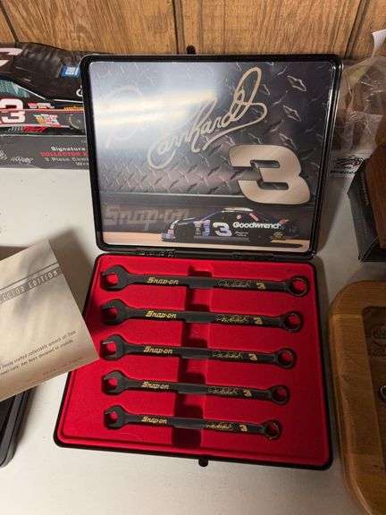 Snap-on limited edition Dale Sr 5pc combination wrench set image