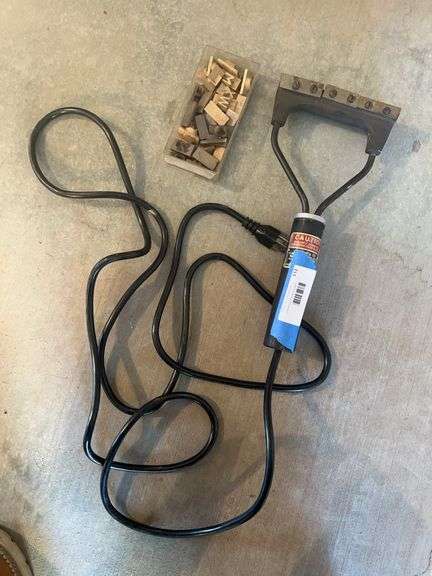 Electric branding iron and letters