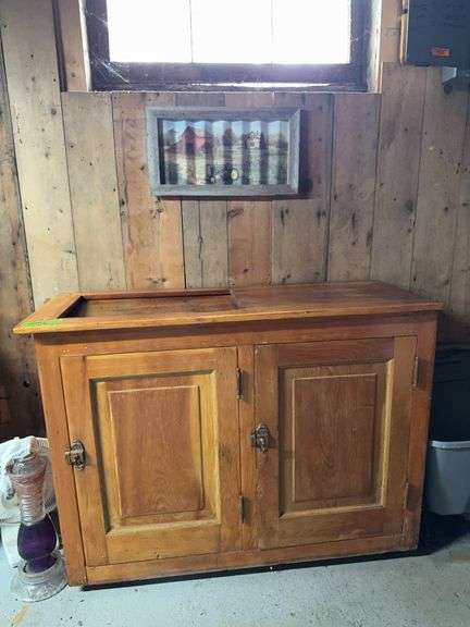 19D x 49L x 36H double door cabinet Would be great for a bathroom vanity image