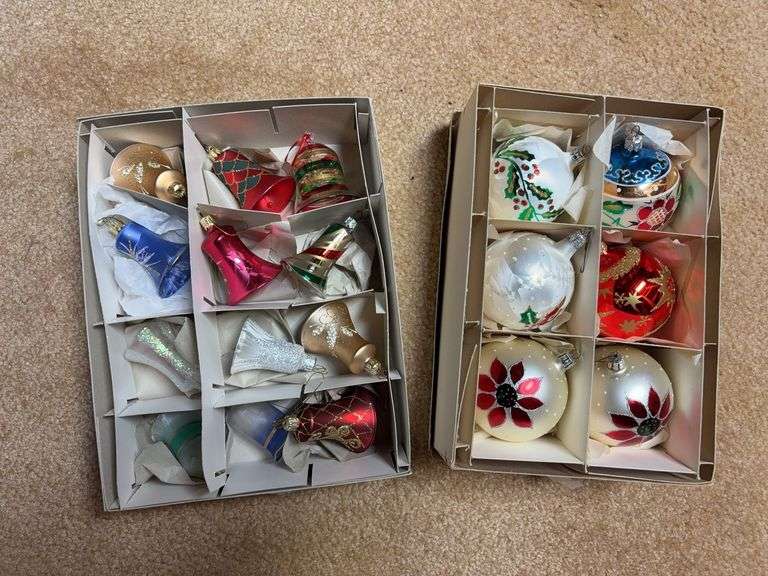 Germany made glass Christmas ornaments and others image