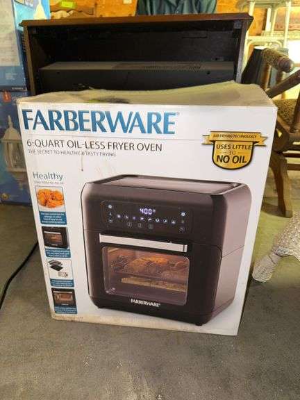 Farberware 5 qt Oil-less fryer oven, appears new in box image