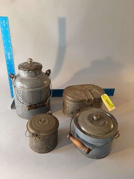 Four lunch pails image