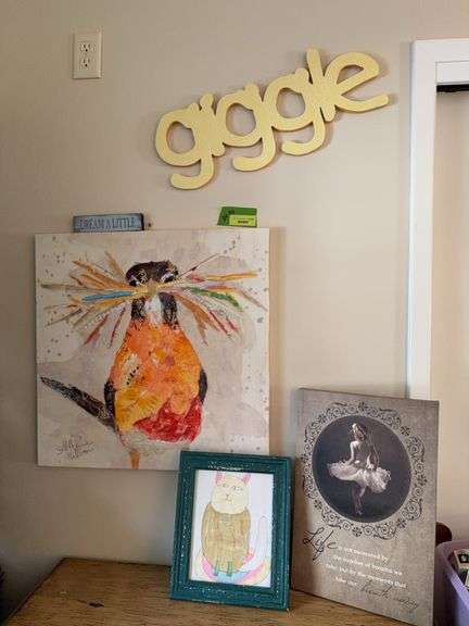 Several pieces wall art image