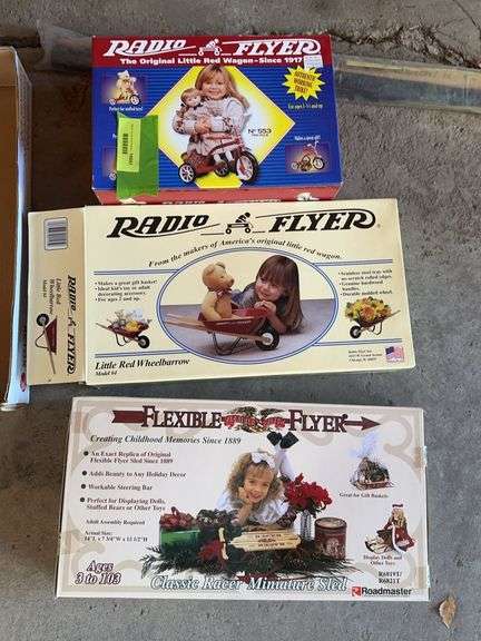 3 NIB Radio Flyer toys image