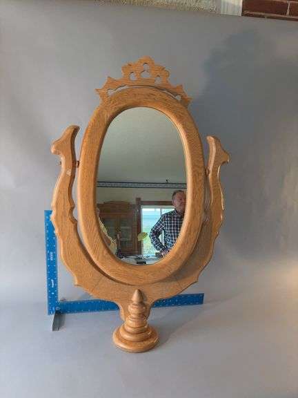 Wishbone mirror Approx 36” tall image