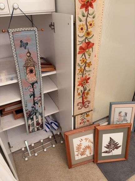 Wall art, vases, new bottle Musk by Alyssa Ashley, picture frames, etc image