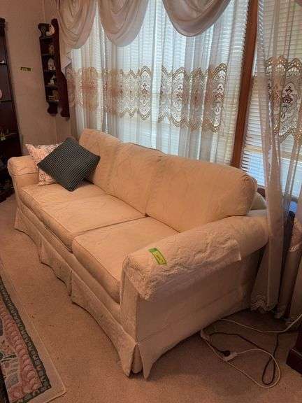 Century Furniture 84” long three cushion sofa image