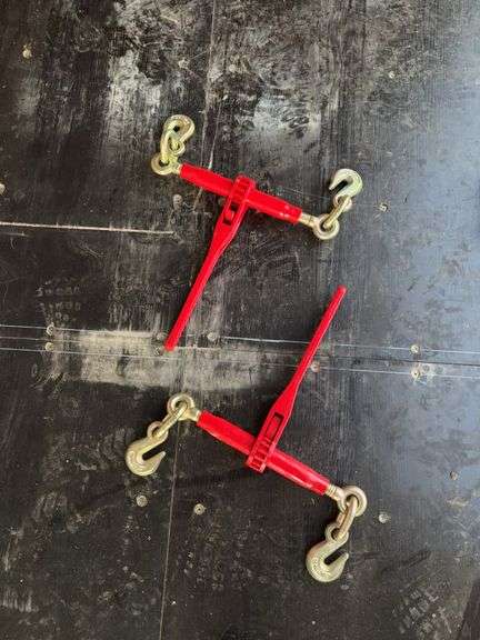 2 NEW 5/16" Racheting Chain Binders, MOUNT VERNON image