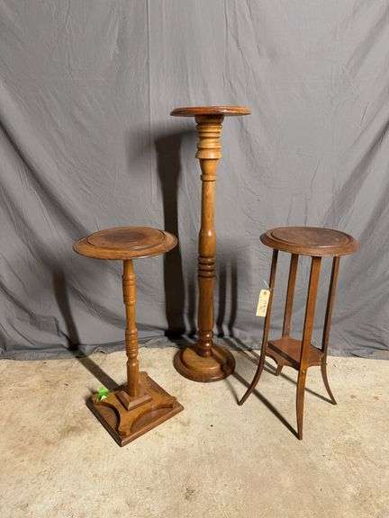 Three plant stands-(2) 24H and one 37H image