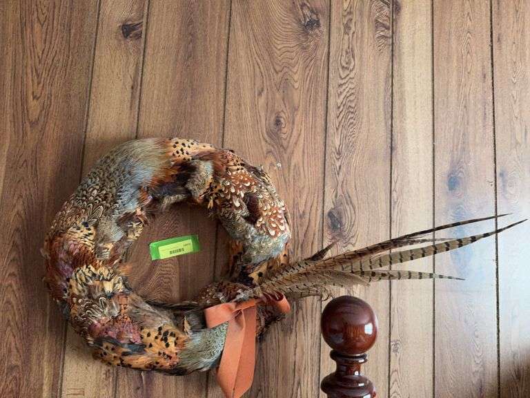 Pheasant feather wreath image