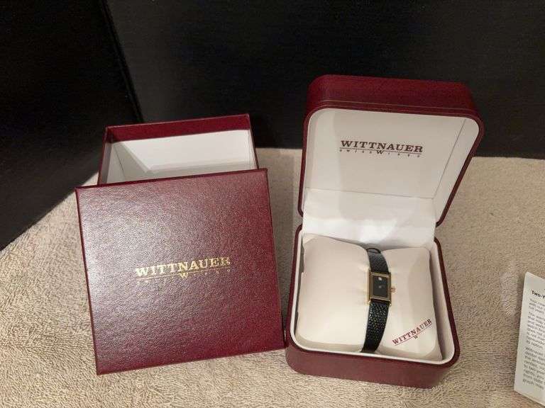 Wittnauer Swiss made watch in original box, never worn image