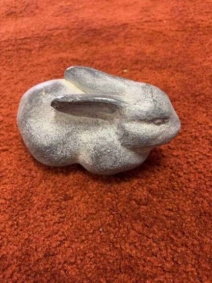 Cement rabbit image