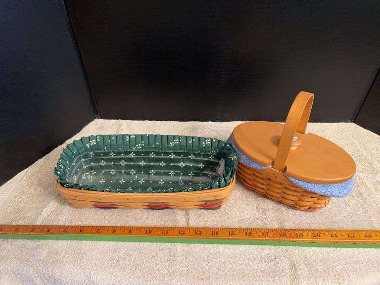 Two Longaberger baskets image
