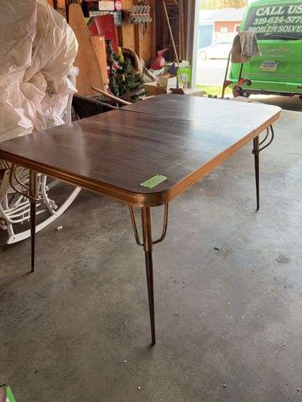 MCM dining table 36x48 w (1) 12” leaf image