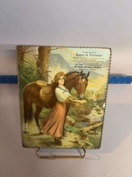 Kaiser & Wiethorn chain frame advertising piece image