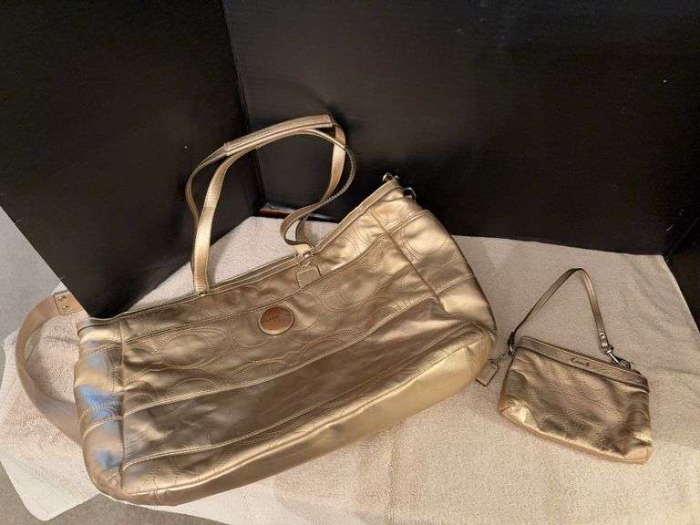 Coach purse/computer bag/stuff collector and go-along image