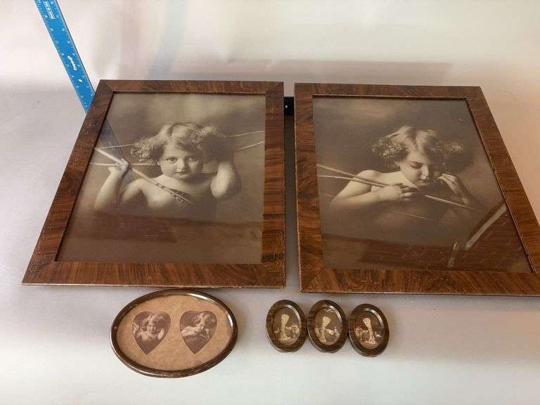 Various sizes Cupid awake & asleep prints image