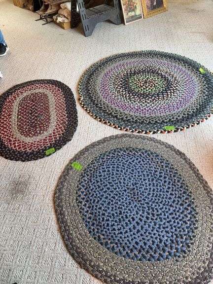 Three woven rugs image