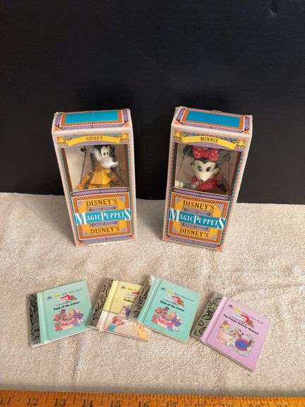 Two Disneys Magic Puppets and four Pound Puppies Little Golden Books image
