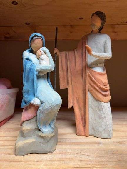 Full color Willow Tree Christmas story image