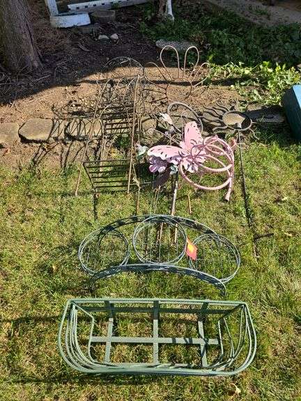 Metal yard decor image