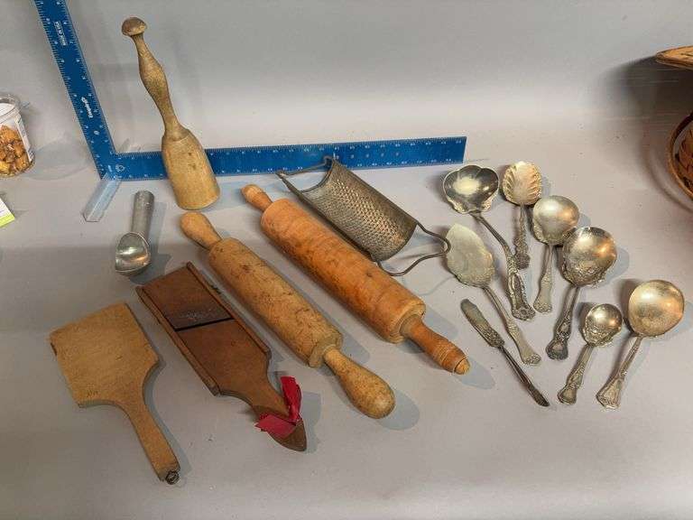 Primitive kitchen utensils image