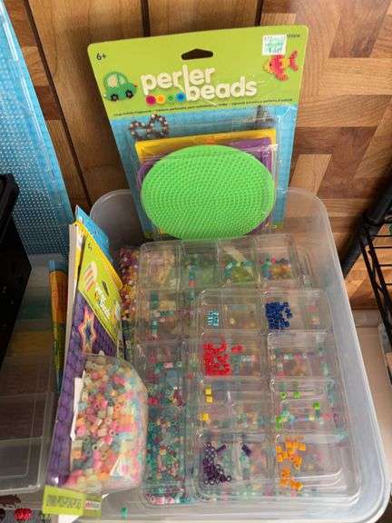 Perler beads and layout boards image