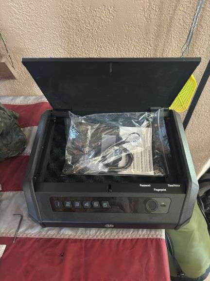 Fingerprint, electronic battery operated gun safe image