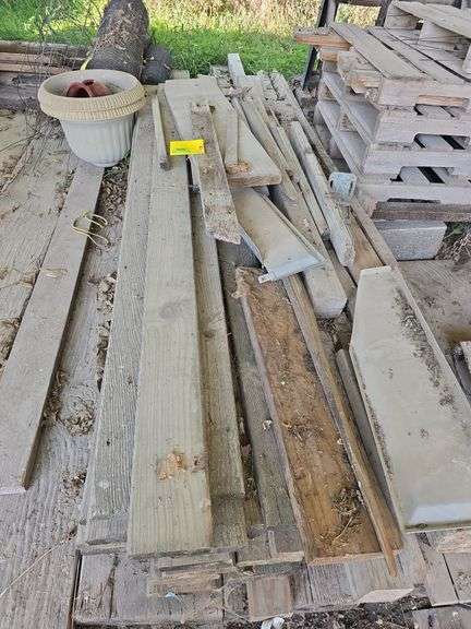 Wolmanized deck boards 8' and 10' plus some 4x4s and other material