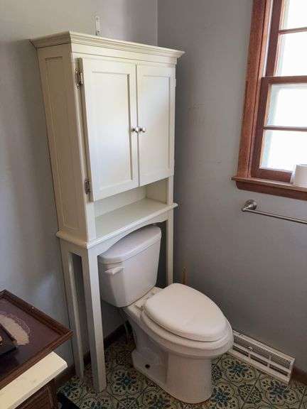 9D x 28L x 67H over the toilet cabinet image