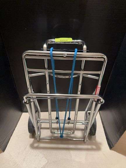 Folding metal luggage style cart image