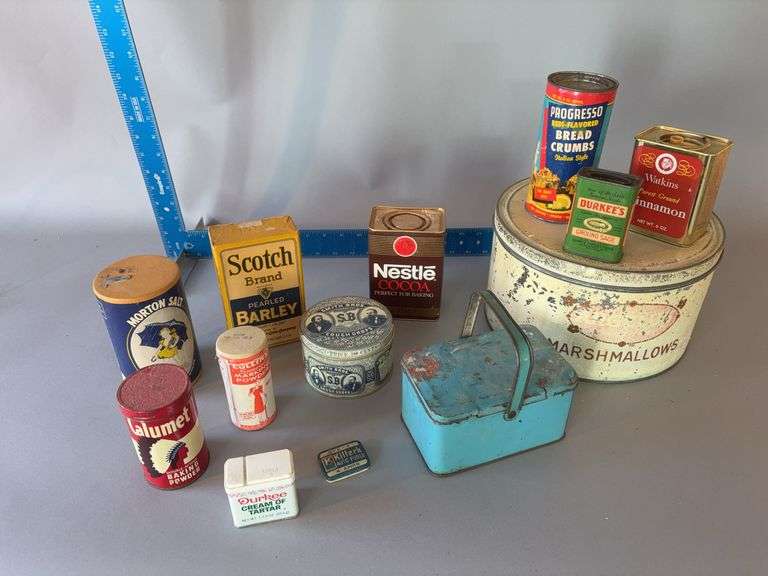 Various old tins image