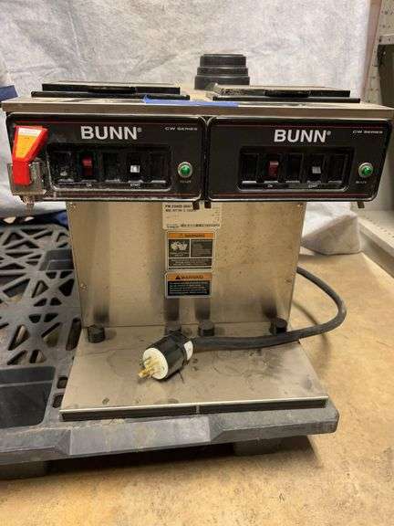 Bunn CW series coffee maker wired for 240 volt single phase. No coffee filters, holders or pots. image