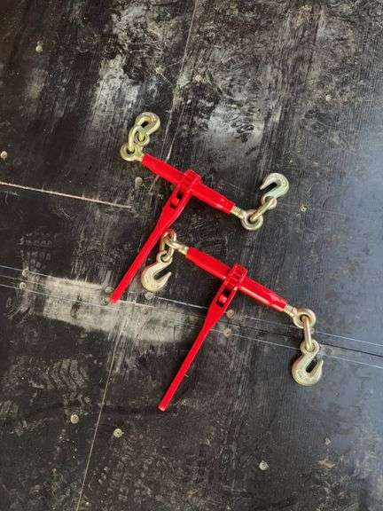 2 NEW 5/16" Racheting Chain Binders, MOUNT VERNON image