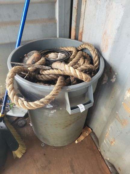 Barrel with rope