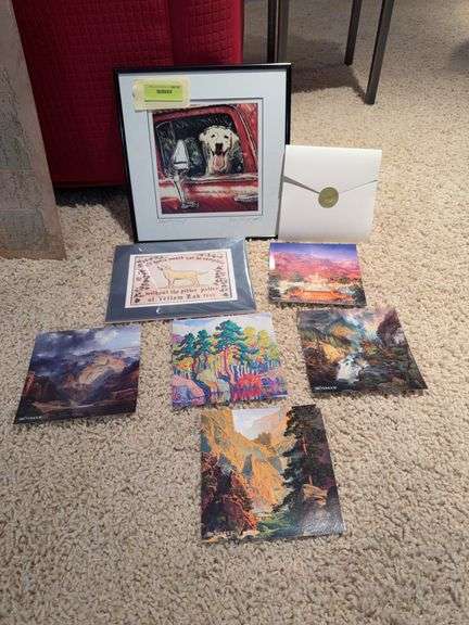 2 lab prints and Broadmoor postcard portfolio image