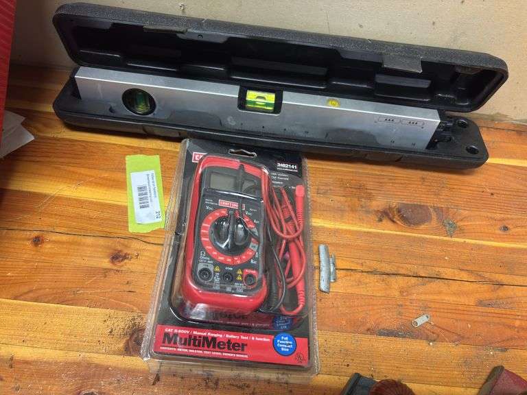 Laser level and multimeter tool image