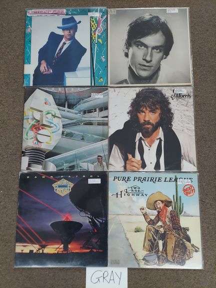 Record albums as shown (28 count) vinyl records image