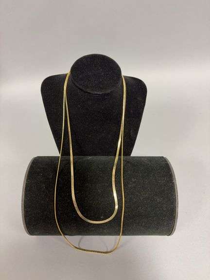 28” and 22” necklaces, shorter is marked Korea image