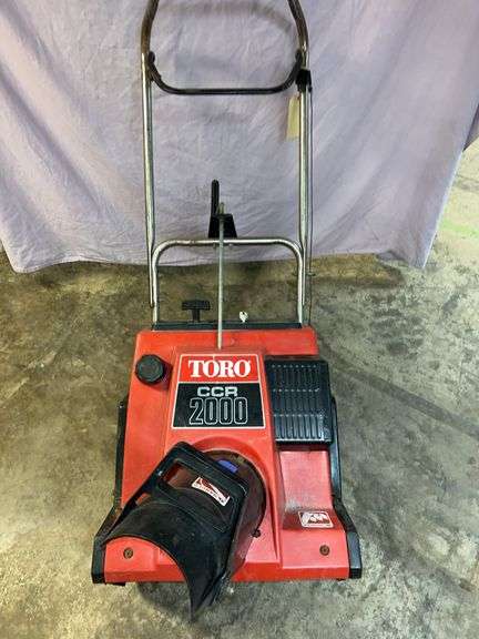 TORO, CCR 2-stroke single stage snowblower image