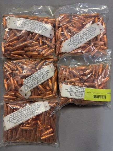 500 rounds 30 caliber 165 grain bullets image