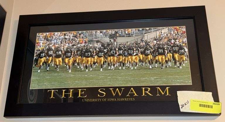 The Swarm Hawkeye Football print image