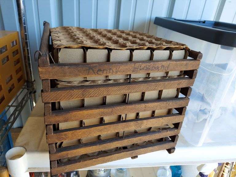 Wooden Egg crate image