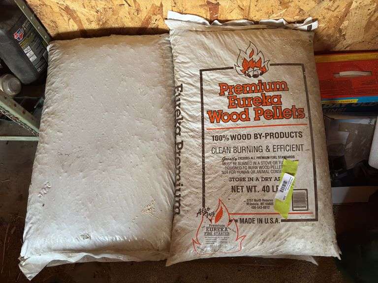 Six bags of Eureka firestarter wood pellets image